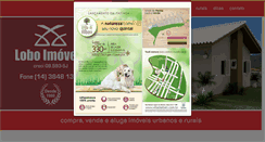 Desktop Screenshot of loboimoveis.com